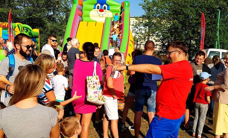 Piknik rodzinny „Wspólne Wakacje” na Wzgórzu Wolności - piękna pogoda i świetna zabawa